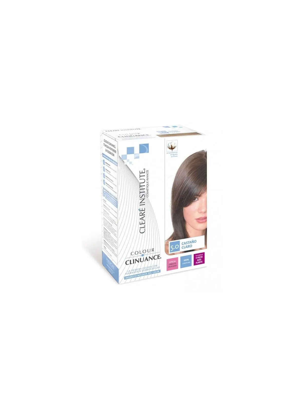 Clearé Institute Coloration 5.0 Châtain Clair Cheveux Délicats