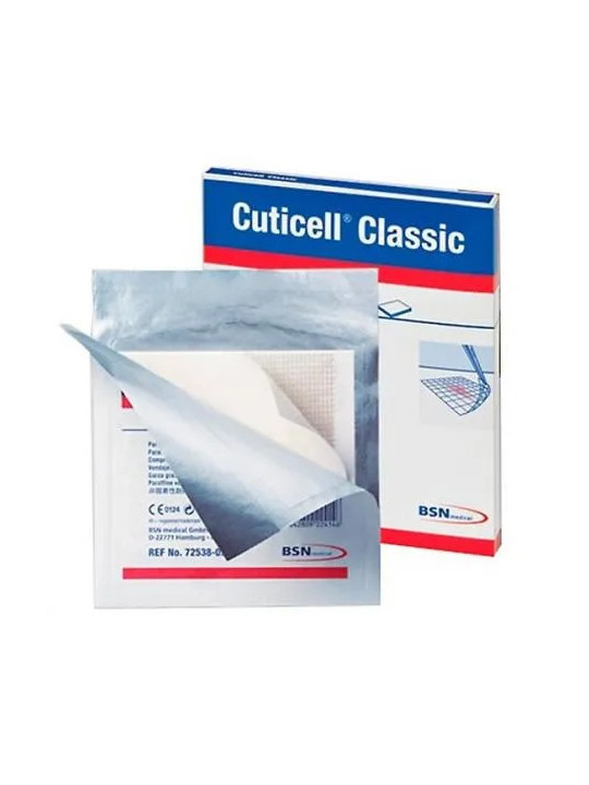Leukoplast Cuticell Classic Gaze Paraffinée 10x10cm 5 Unités