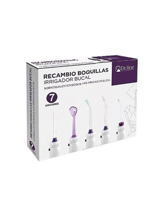 Dr. Line Embouts de Rechange pour Irrigateur Buccal 7 Unités
