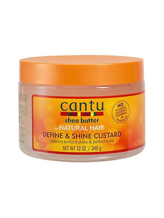 Cantu For Natural Hair Define & Shine Custard 340g