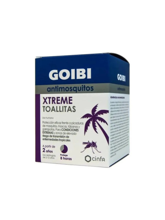 Goibi Xtreme Lingettes Anti-Moustiques 16 Unités