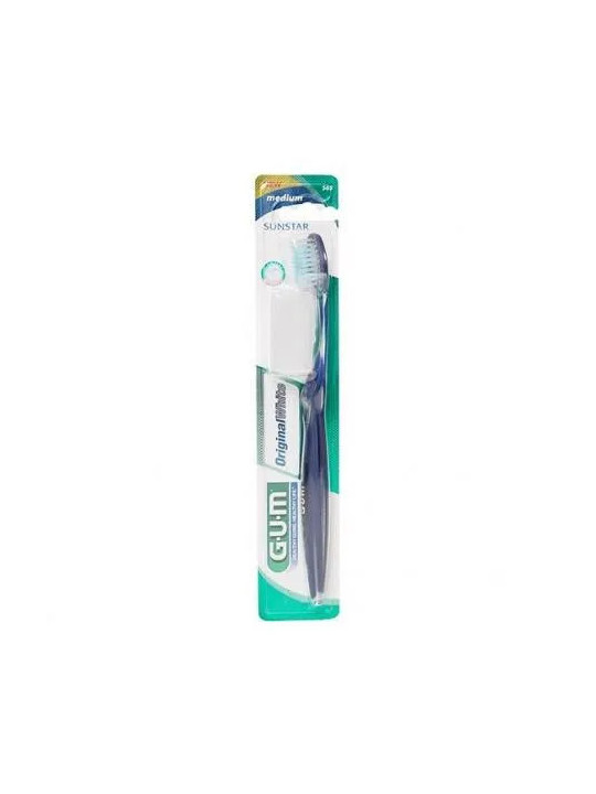 GUM Original White Brosse à Dents Medium Compacte 1 Unité