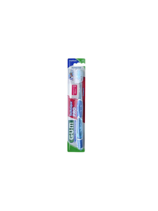 GUM Technique Pro Brosse à Dents Medium Compacte