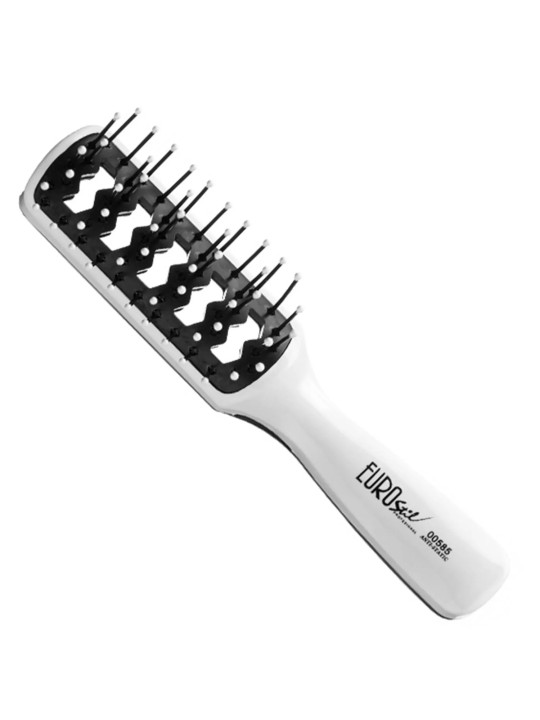 Eurostil Brosse Squelette Bicolore Anti-Statique Petite 1 unité
