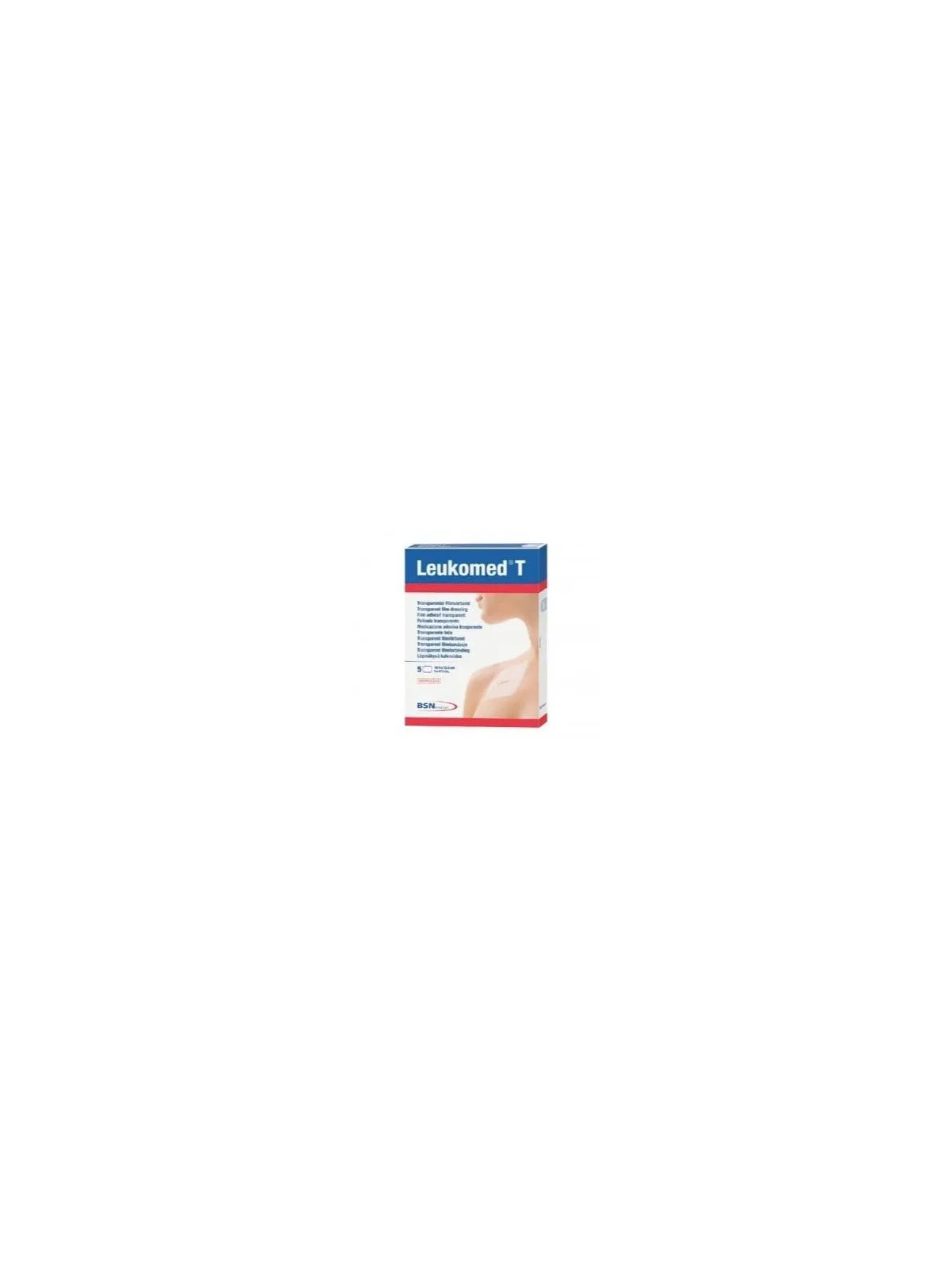 BSN Medical Leukomed T Pansement Transparent 5x7,2cm 5 Unités