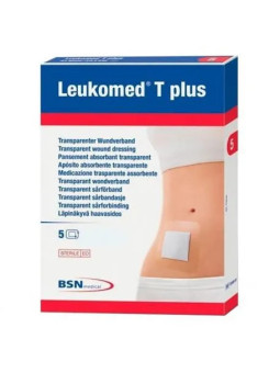 BSN Medical Leukomed T Plus Pansement Absorbant Transparent 10x35cm 5 Unités