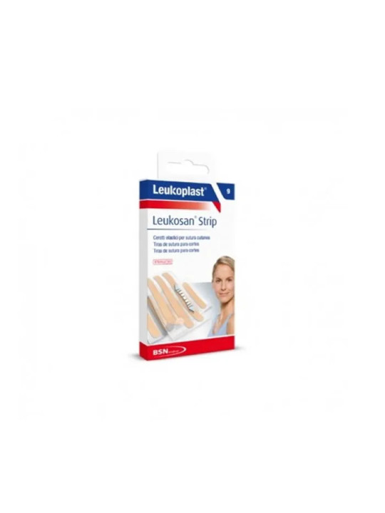 BSN Medical Leukosan Strip Bandelettes de Suture 38x6mm 5 Bandes