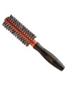 Eurostil Brosse Ronde Mixte Sanglier Manche Caoutchouc 18mm 1 unité