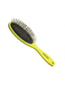 Eurostil Brosse Ovale Moyenne Vert Fluo 1 unité