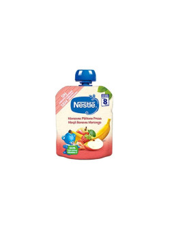 Nestlé Gourde Pomme, Banane et Fraise dès 8 Mois 90g