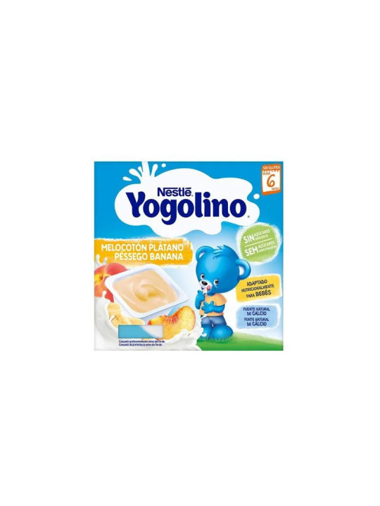 Nestlé Yogolino Pêche et Banane 6m 4x100g