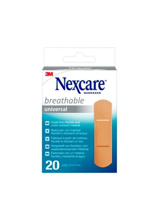 Nexcare Pansements Plastiques 20 Bandes 19x76mm