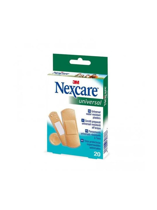 Nexcare Assortiment Universel de Bandes Adhésives 20 Pièces