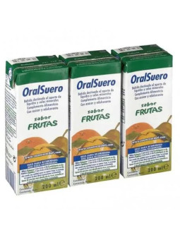 Bioral Casen Oralsuero Fruits Brique 200ml Pack de 3 Unités