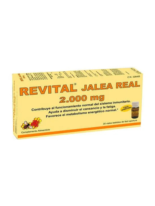 Pharma OTC Revital Gelée Royale 2000mg 20 Ampoules Buvables