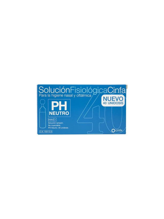 Cinfa Solution Physiologique Hygiène Nasale 40 Unidoses