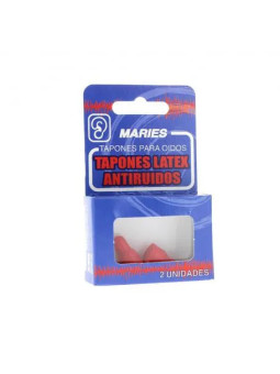 Maries Bouchons d'Oreilles Anti-Bruit en Latex 2 Pièces