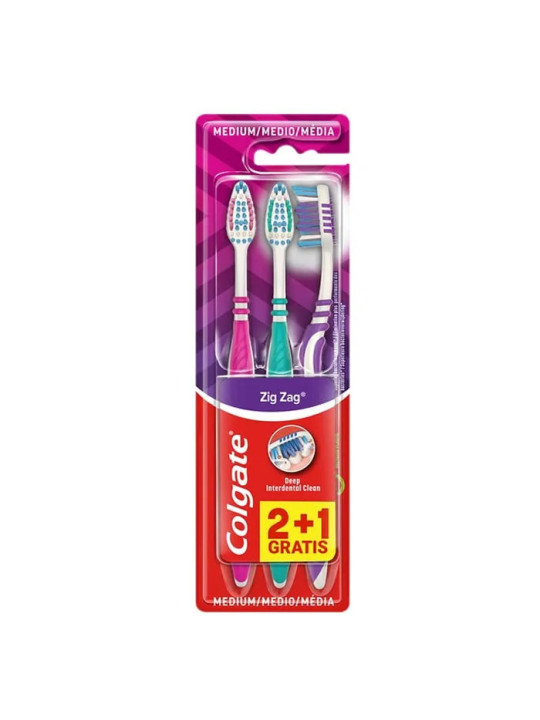Colgate Zig Zag Brosse à Dents 2 + 1