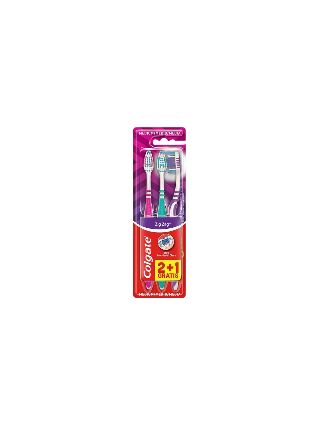 Colgate Zig Zag Brosse à Dents 2 + 1