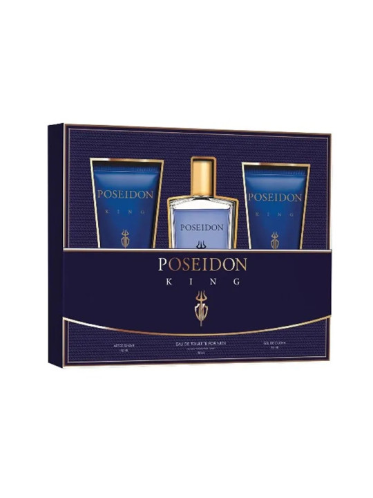Aire De Sevilla Poseidon King Men Eau De Toilette Vaporisateur 150ml Coffret 3 Produits