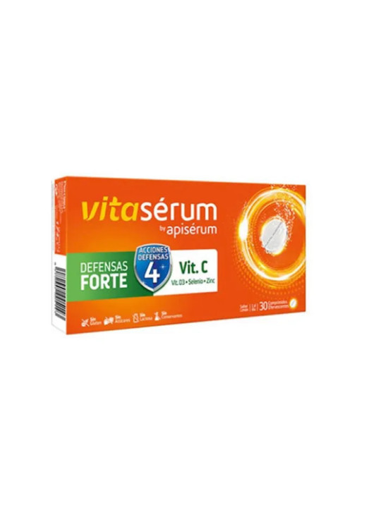 Vitaserum by Apiserum Defensas Forte Vitamine C 30 Comprimés