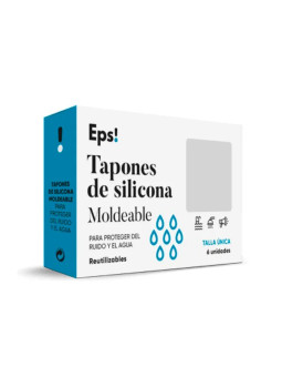 EPS Bouchons d'Oreilles en Silicone Modelable 6 Unités