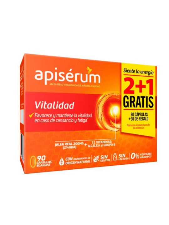 Apisérum Vitaminé 3 x 30 Capsules