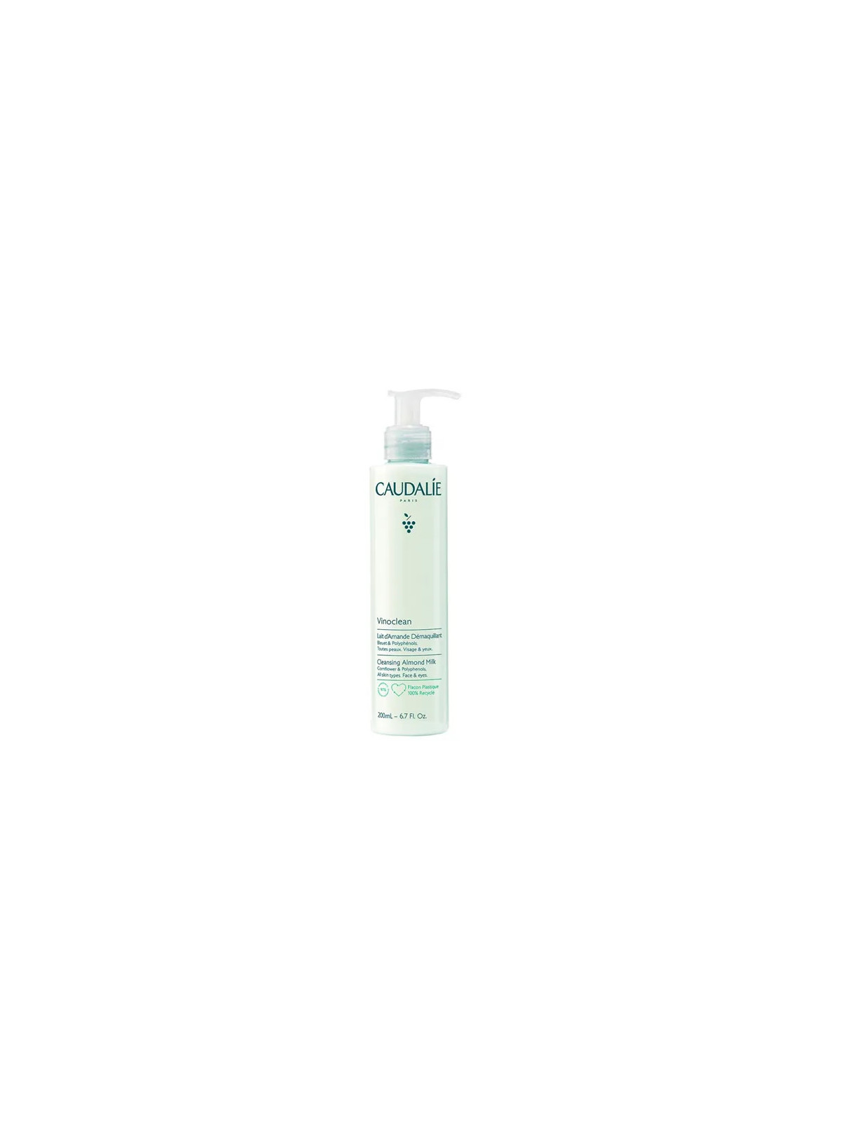 Caudalie Vinoclean Lait d'Amande Démaquillant 200ml
