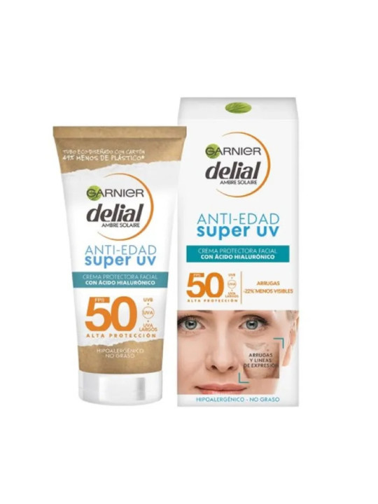 Delial Crème Protectrice Visage Anti-Âge Super UV SPF50 50ml