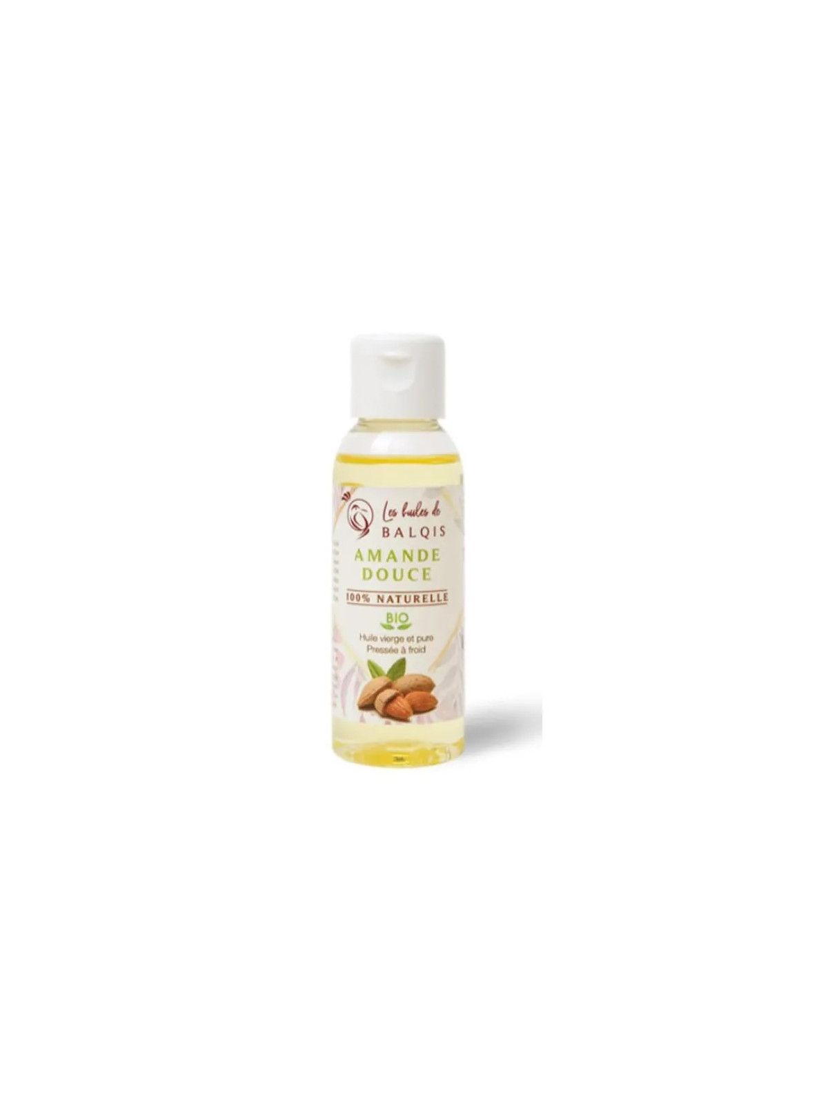 Les Huiles de Balquis Amande Douce Huile Vierge 100% Bio 50ml