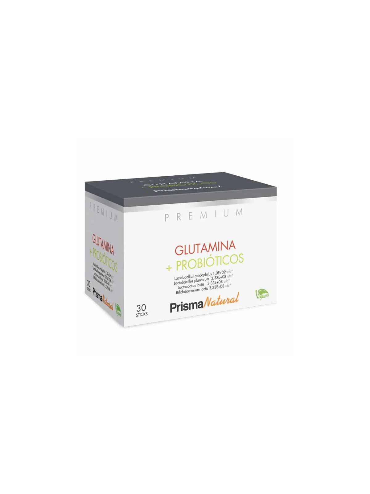 Prisma Natural Glutamine + Probiotiques 30 Sticks x 4.37g