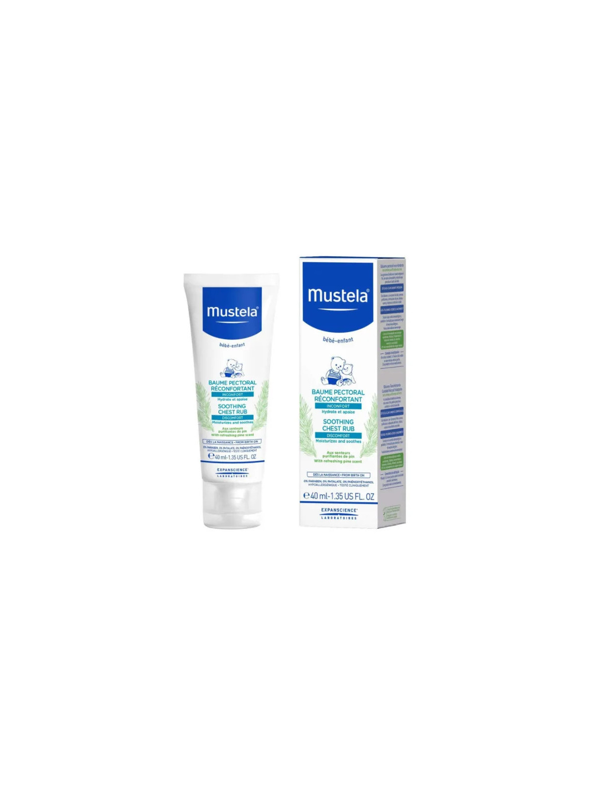 Mustela Baume Pectoral Réconfortant 40ml