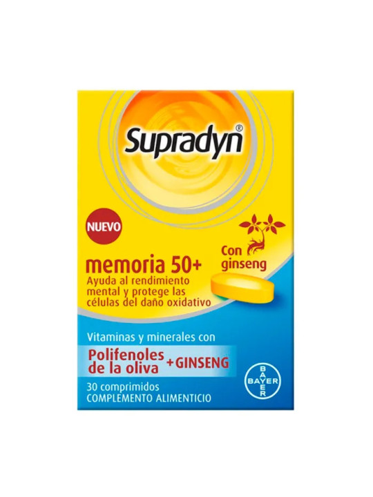 Supradyn Memory 50+ 30 Comprimés