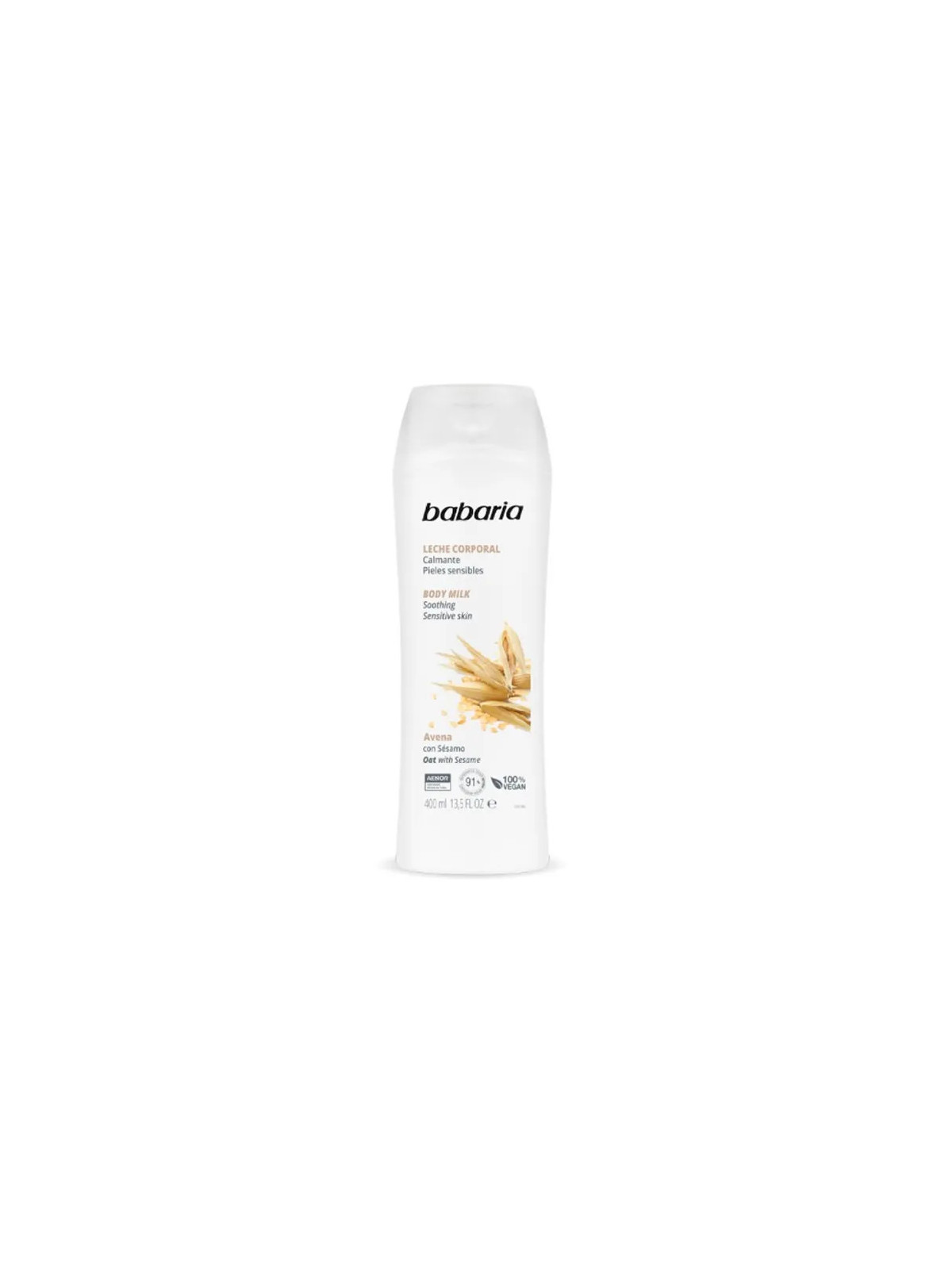 Babaria Lait Corporel Avoine et Huile de Sésame Peau Normale 400ml