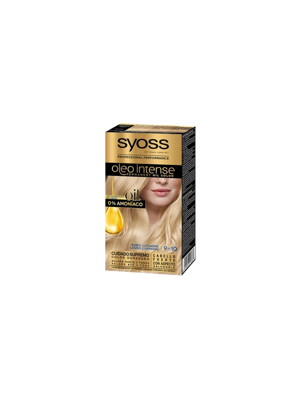 Syoss Oleo Intense Coloration Permanente 9-10 Blond Lumineux