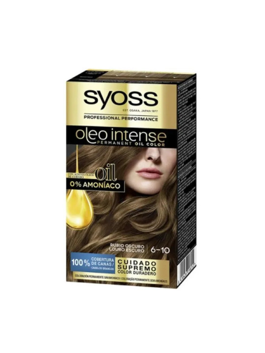 Syoss Oleo Intense Coloration Permanente 6-10 Blond Foncé