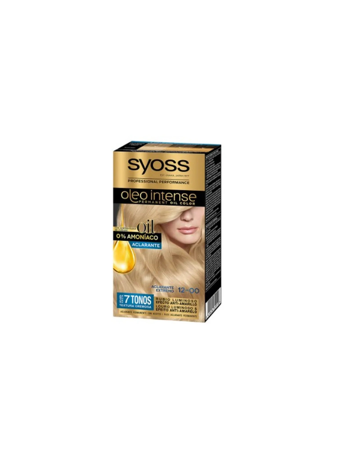 Syoss Oleo Intense Coloration Permanente 12-0 Éclaircissement Extrême