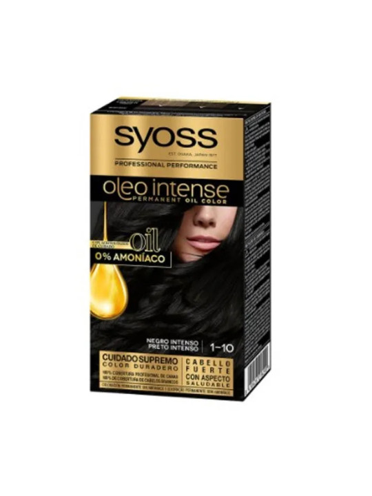 Syoss Oleo Intense Coloration Permanente 1-10 Noir Profond
