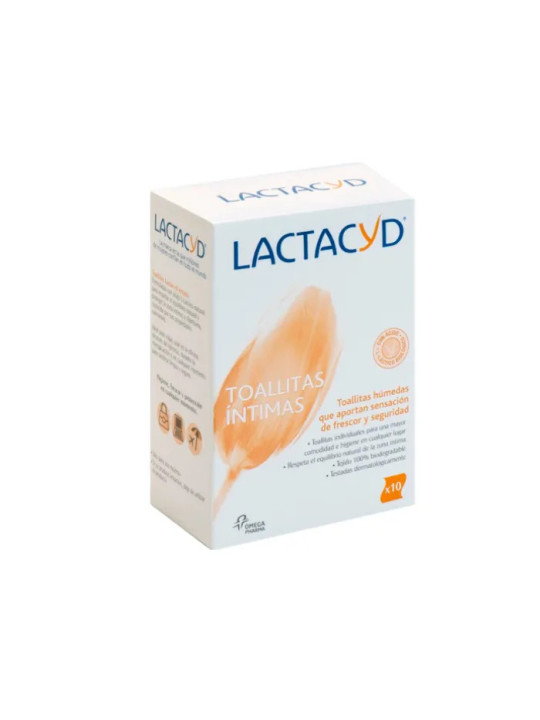 Lactacyd Lingettes Intimes 10 Unités