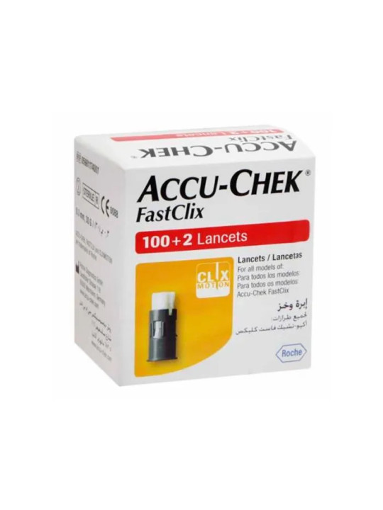 Accu-Chek Fastclix Lancettes 102 Unités