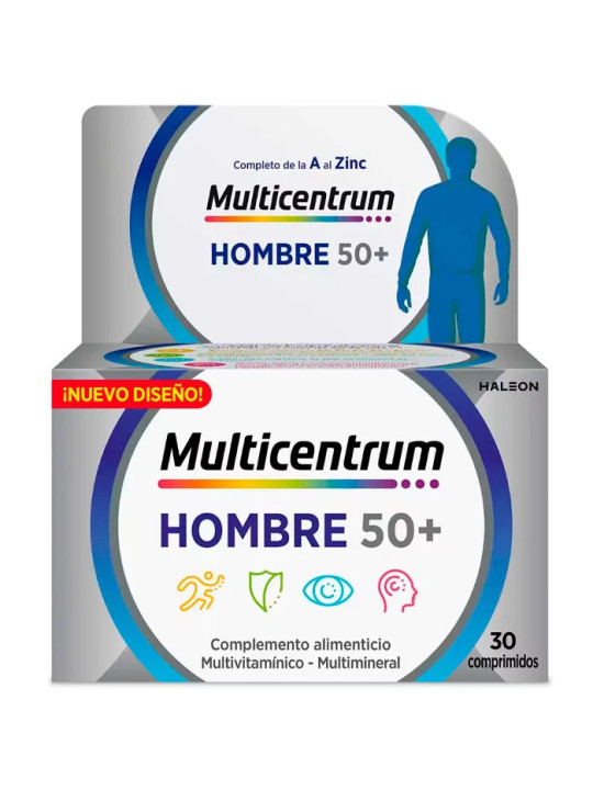 Multicentrum Homme 50+ 30 Comprimés