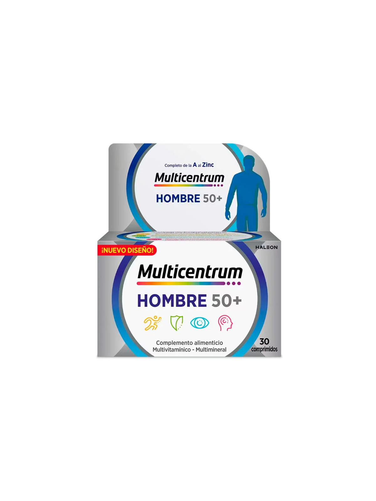 Multicentrum Homme 50+ 30 Comprimés