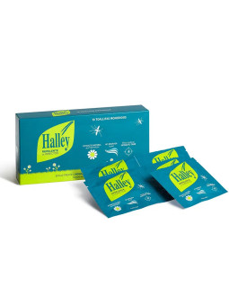 Halley Lotion Répulsive Lingettes Anti-Insectes 10U