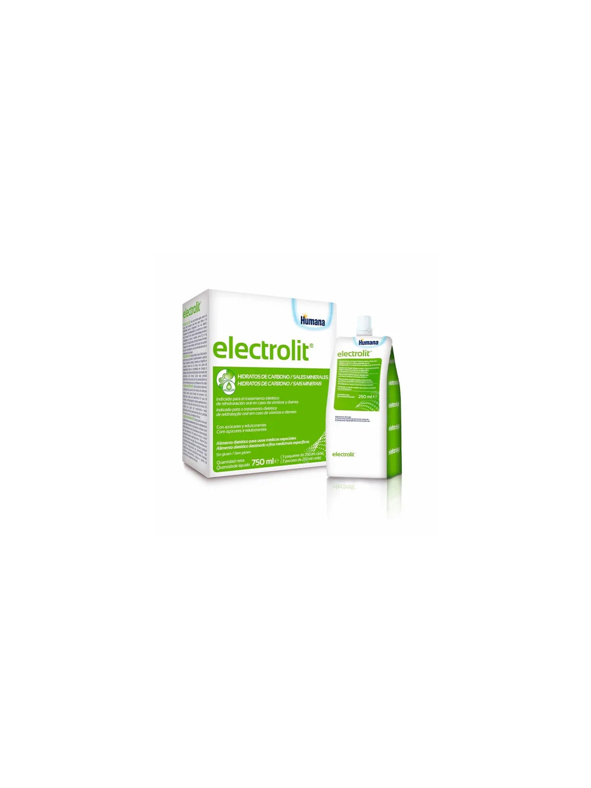Humana Electrolit Solution de Réhydratation 3x250ml