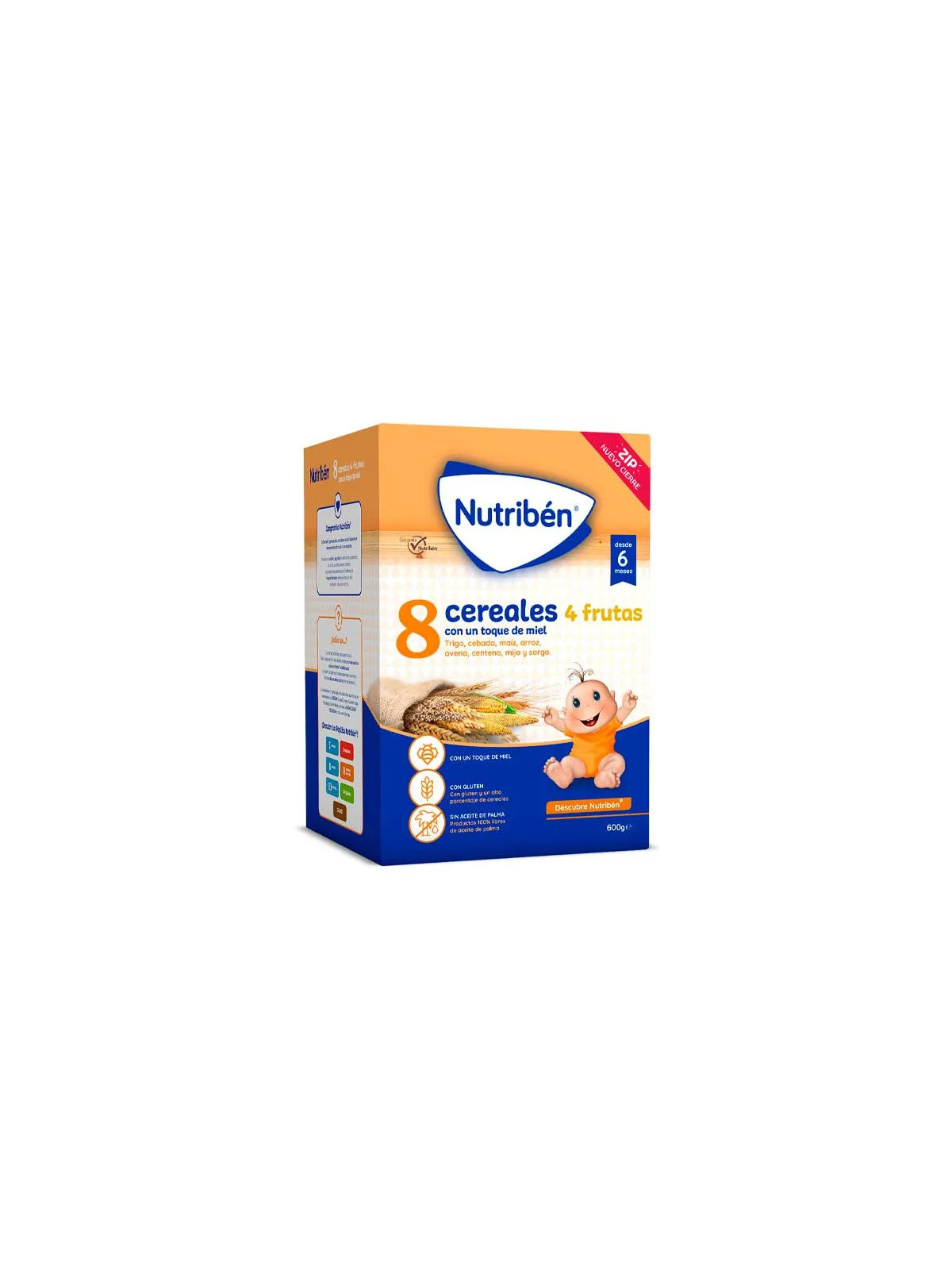 Nutribén 8 Céréales et Miel 4 Fruits 600g