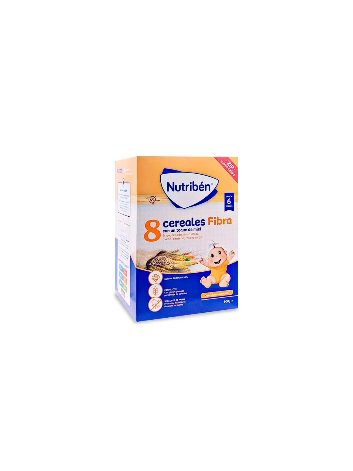 Nutribén 8 Céréales et Miel Fibre 600g