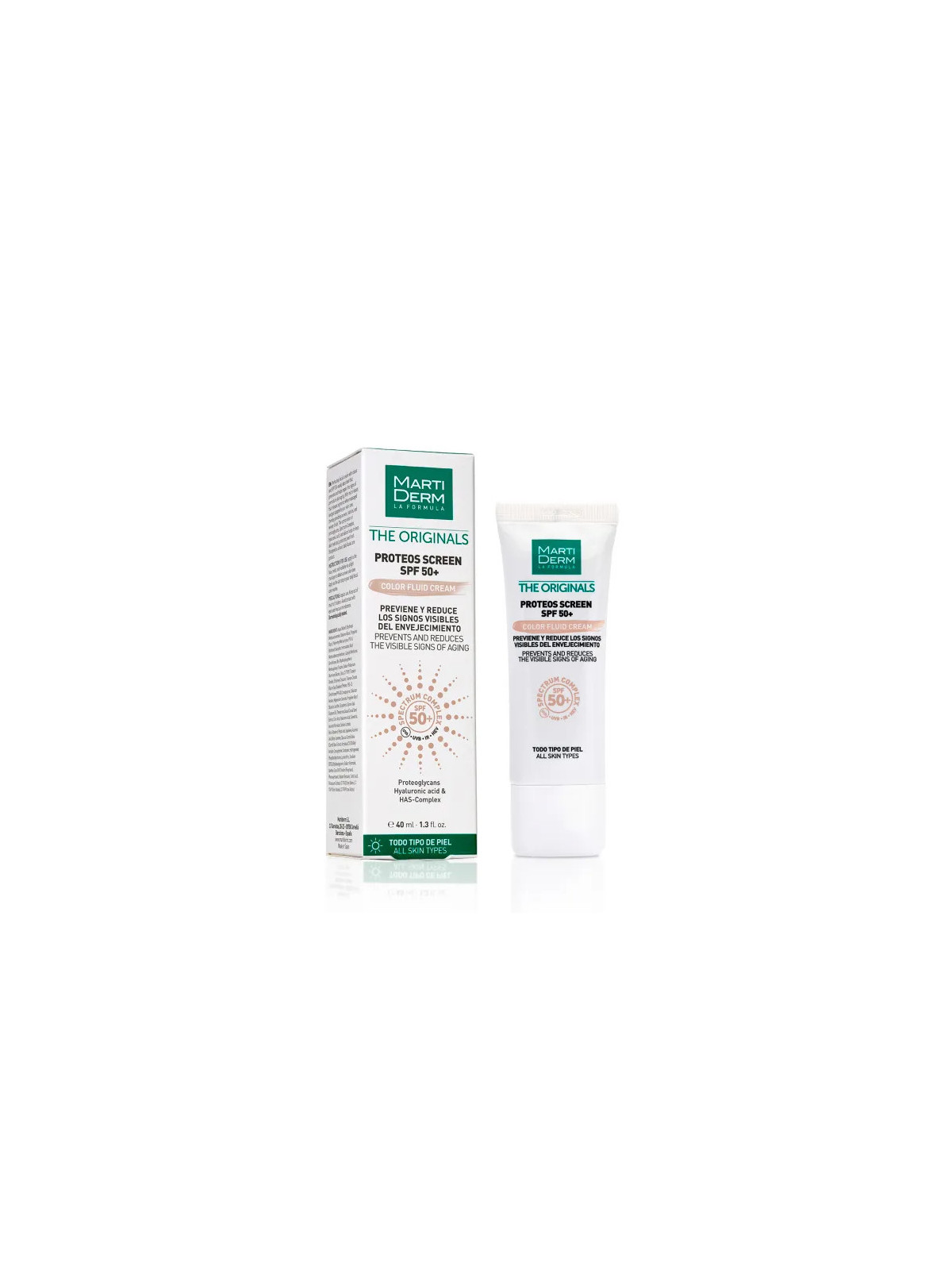 Martiderm Proteos Screen SPF 50+ Crème Colorée 40ml