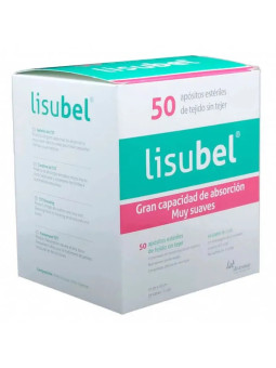 Lisubel Compresses en Tissu Stériles 10x10cm 50 unités