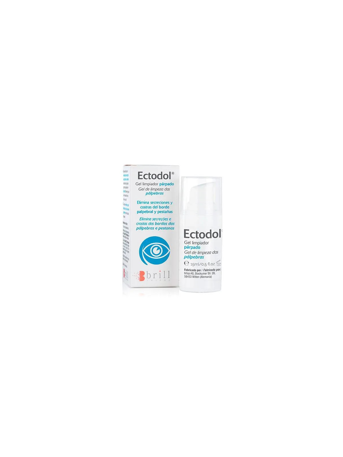 Brill Ectodol Gel Nettoyant pour les Paupières 15ml