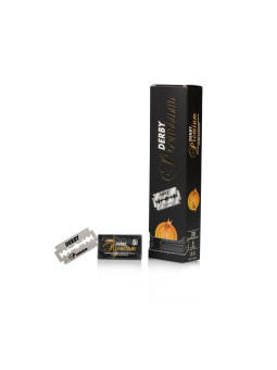 Eurostil Derby Premium Lames de Rasoir Cannelées 1 Unité